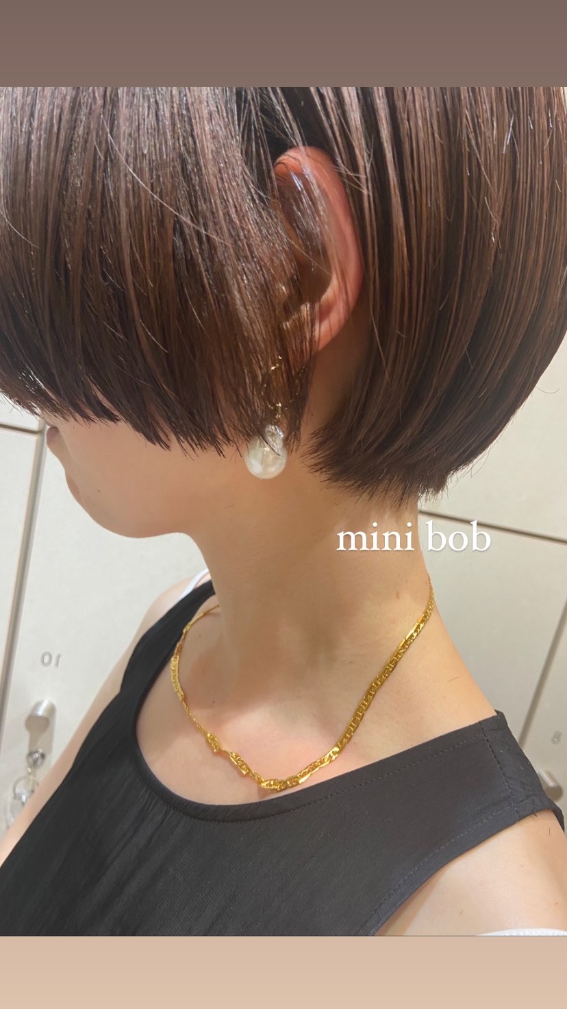 艶髪　大人ミニボブ★のメイン画像