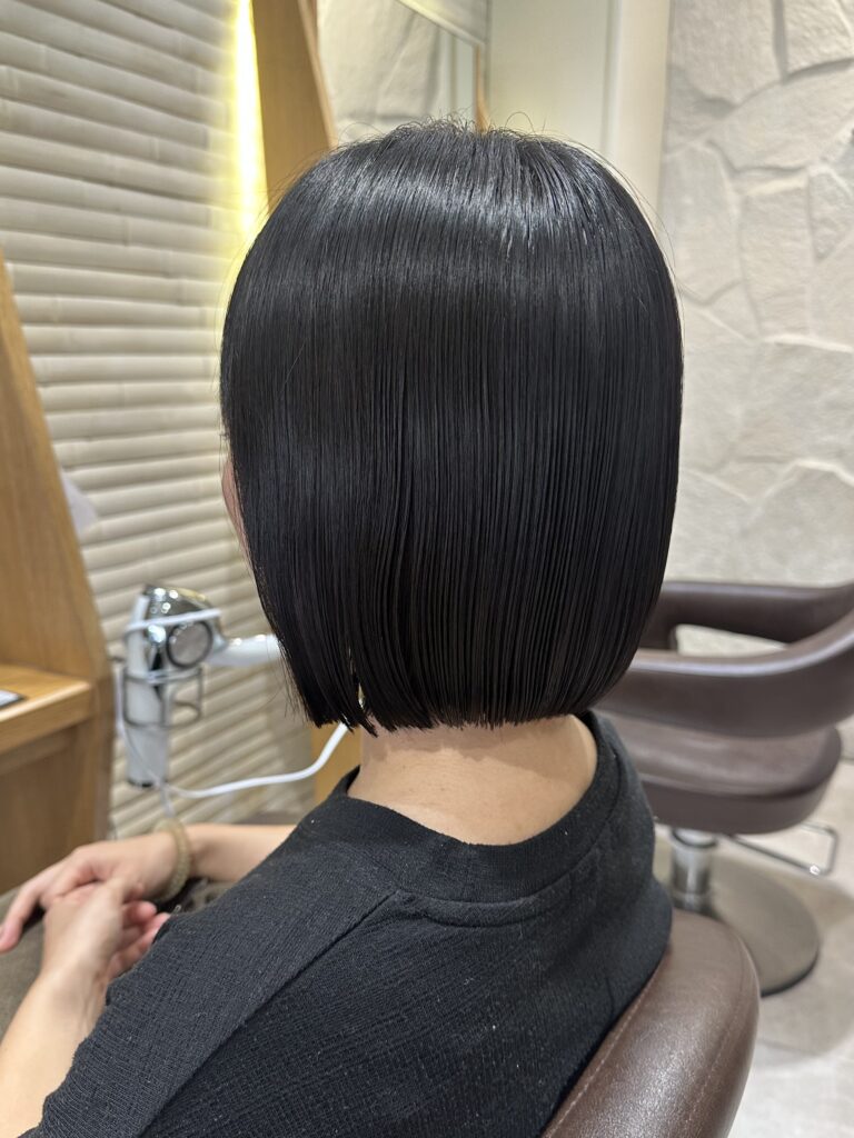 ボブには縮毛矯正がオススメ！のメイン画像