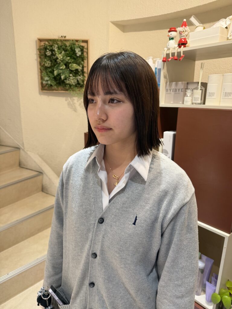 ヘイリーボブ/ボブスタイル/切りっぱなしボブのメイン画像