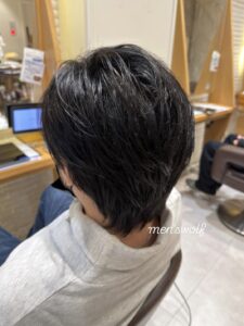 ナチュラルで扱いやすいメンズウルフのメイン画像