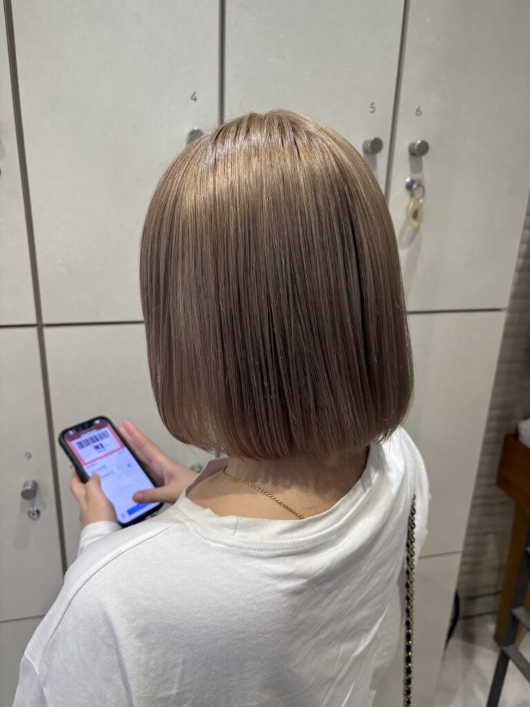 ブリーチでつくるミルクティーベージュ🧋🤎のメイン画像